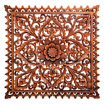 Панно из дерева квадратное Tracery Panel With Trees варинант исполнения - 1 | Loft Concept в Липецке