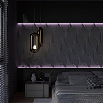 Гипсовая 3D Панель FLOCK варинант исполнения - 1 | Loft Concept в Липецке