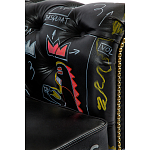 Кресло "Баския и Уорхол" Basquiat Warhol graffiti chair натуральная кожа варинант исполнения - 6 | Loft Concept в Липецке