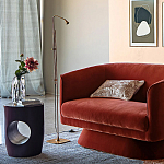 Приставной столик черного цвета AMORPHOUS варинант исполнения - 5 | Loft Concept в Липецке