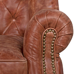 Кожаное кресло James Brown Leather Armchair варинант исполнения - 4 | Loft Concept в Липецке
