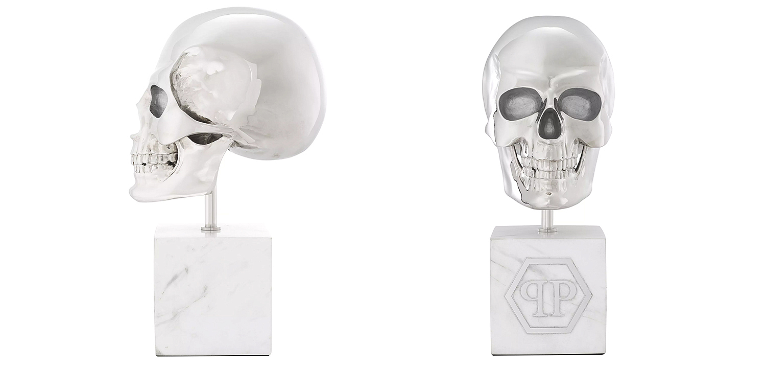 Статуэтка Philipp Plein Platinum Skull L Статуэтка Philipp Plein Platinum Skull L - Loft-Concept в Липецке