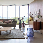 Фигурный приставной столик черного цвета AMORPHOUS варинант исполнения - 7 | Loft Concept в Липецке