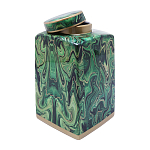 Ваза с малахитовым узором MALACHITE варинант исполнения - 3 | Loft Concept в Липецке