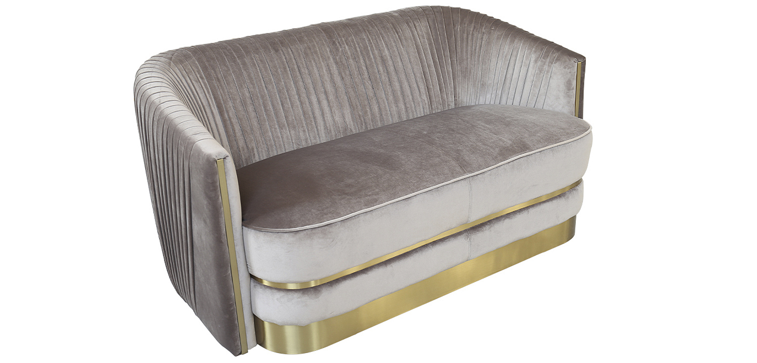 Диван двухместный велюр Bolger sofa Диван двухместный велюр Bolger sofa - Loft-Concept в Липецке