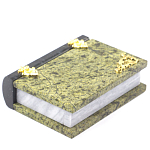 Шкатулка в виде книги из натурального камня змеевик Stone Casket варинант исполнения - 2 | Loft Concept в Липецке