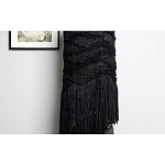 Напольная лампа черная с текстильными элементами "ЯРВИ" варинант исполнения - 4 | Loft Concept в Липецке