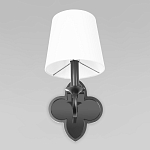 Бра с белым текстильным абажуром и фигурным основанием с зеркальной вставкой Vitorino варинант исполнения - 10 | Loft Concept в Липецке