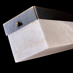 Подвесной светильник линейный из натурального камня Perfection of Geometry варинант исполнения - 7 | Loft Concept в Липецке