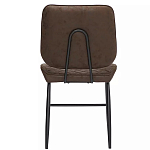 Стул с темно-коричневой обивкой из экокожи Benderson варинант исполнения - 4 | Loft Concept в Липецке