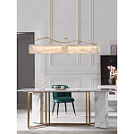 Люстра прямоугольная из фактурного стекла Chandelier Beam варинант исполнения - 3 | Loft Concept в Липецке