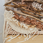 Большая Абстрактное Панно из веток и нитей Dryad Wall Art варинант исполнения - 3 | Loft Concept в Липецке