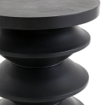 Фигурный приставной столик черного цвета AMORPHOUS варинант исполнения - 2 | Loft Concept в Липецке