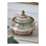 Шкатулка фарфоровая с цветочной росписью Eden Garden варинант исполнения - 5 | Loft Concept в Липецке