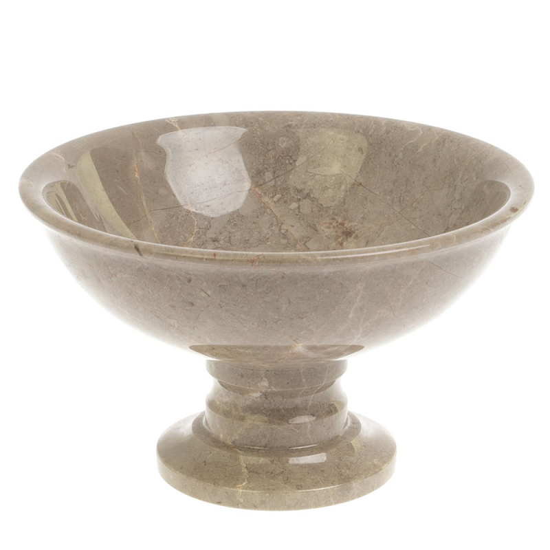 Конфетница из бежевого мрамора Stone Candy Bowl Бежевый Конфетница из бежевого мрамора Stone Candy Bowl Бежевый в Липецке | Loft Concept