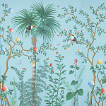 Обои ручная роспись Amazonia Duck Egg варинант исполнения - 1 | Loft Concept в Липецке