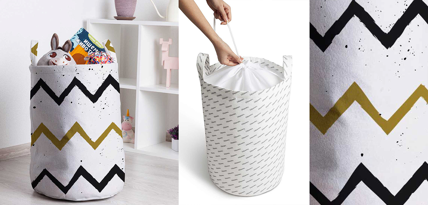 Корзина Chevron Basket Корзина Chevron Basket - Loft-Concept в Липецке