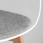 Стул из пластика с мягким сиденьем Eames варинант исполнения - 8 | Loft Concept в Липецке