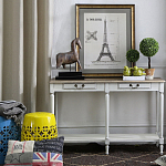 Деревянная консоль с двумя ящиками Margery Provence Console Table варинант исполнения - 3 | Loft Concept в Липецке