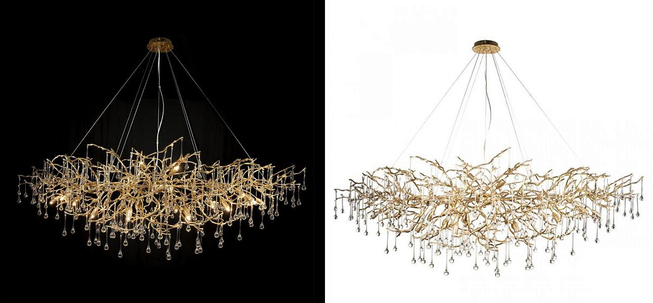 Люстра Crystal Drops bright Gold Люстра Crystal Drops bright Gold - Loft-Concept в Липецке