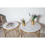 Столик дизайнерский The White Touch варинант исполнения - 4 | Loft Concept в Липецке