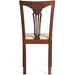 Стул деревянный с узором ручной работы Espresso варинант исполнения - 6 | Loft Concept в Липецке