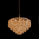 Люстра каскадная с подвесками в форме колец Galaxy of Light варинант исполнения - 2 | Loft Concept в Липецке