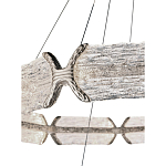 Люстра с 2-мя кольцами с текстурным природным рисунком IceFlame варинант исполнения - 7 | Loft Concept в Липецке