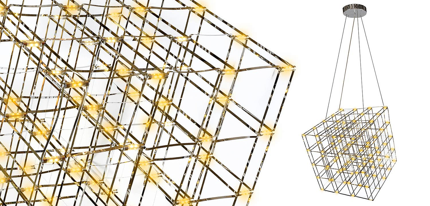 Люстра Moooi Tesseract Yellow lamp L Люстра Moooi Tesseract Yellow lamp L - Loft-Concept в Липецке