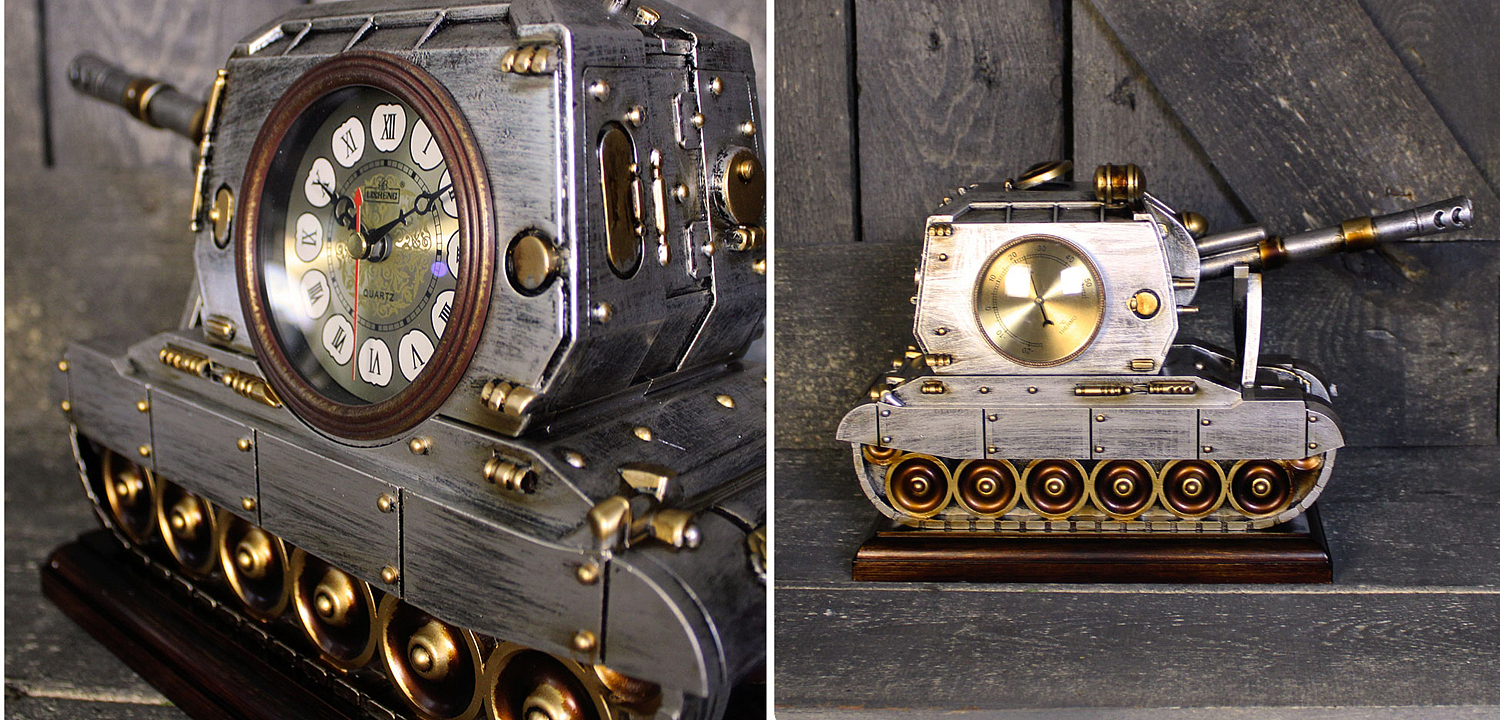 Часы Tank Clock Часы Tank Clock - Loft-Concept в Липецке