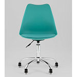 Офисный стул на металлическом основании EGGERY Blue пластик варинант исполнения - 5 | Loft Concept в Липецке