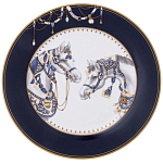 Сервиз обеденный из фарфора с изображением лошадей на 6 персон 23 предмета Porcelain Horse Set варинант исполнения - 1 | Loft Concept в Липецке