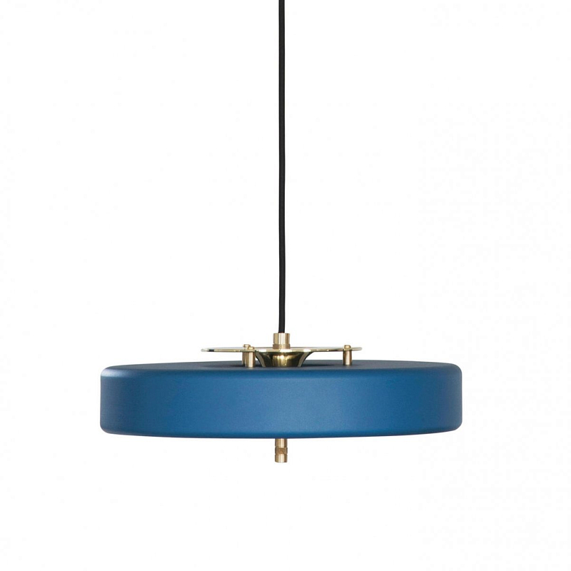 Подвесной светильник BERT FRANK Revolve Pendant Lamp Blue Синий Латунь Подвесной светильник BERT FRANK Revolve Pendant Lamp Blue Синий Латунь в Липецке | Loft Concept