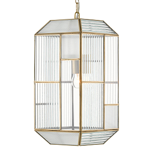 Подвесной светильник с рельефным стеклом Embossed Glass