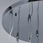 Люстра каскадная с 9-ю разноцветными стеклянными плафонами Kaleido варинант исполнения - 14 | Loft Concept в Липецке