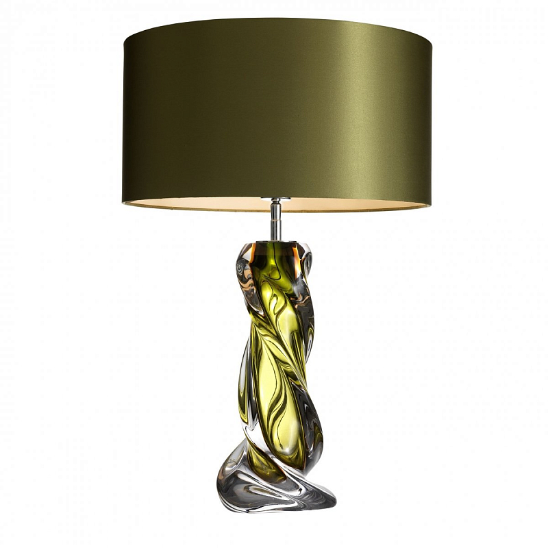 Настольная лампа Eichholtz Table Lamp Carnegie Зеленый смок Зеленый Настольная лампа Eichholtz Table Lamp Carnegie Зеленый смок Зеленый в Липецке | Loft Concept