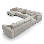 Современная модульная система мягкой мебели Zartаrn 6-ти местный угловой диван варинант исполнения - 2 | Loft Concept в Липецке