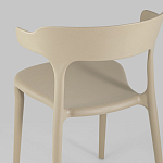 Бежевый стул из прочного PP-пластика JORIS варинант исполнения - 6 | Loft Concept в Липецке