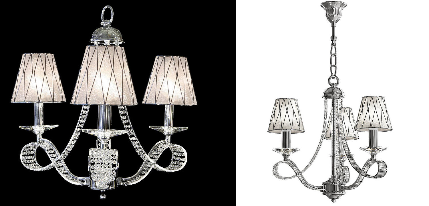 Люстра Franseza Chandelier chrome 52 Люстра Franseza Chandelier chrome 52 - Loft-Concept в Липецке