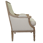 Кресло William Classical Armchair beige flax варинант исполнения - 1 | Loft Concept в Липецке