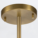 Потолочный светильник латунного цвета с цилиндрическим белым матовым плафоном Elstead Lighting варинант исполнения - 6 | Loft Concept в Липецке