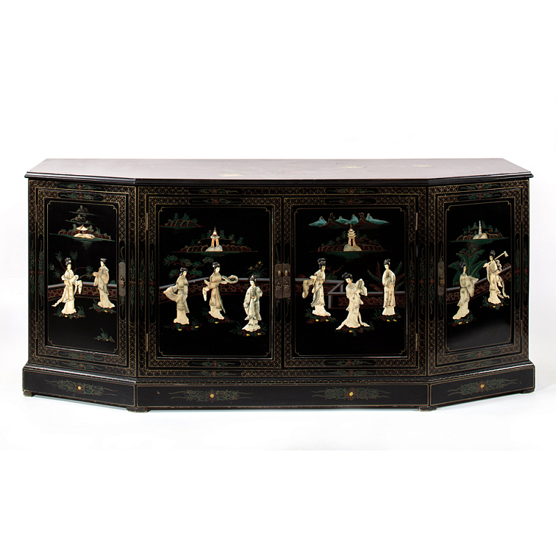 Комод в китайском стиле Chinese Black Chest of Drawers Нидерланды Мульти Черный Комод в китайском стиле Chinese Black Chest of Drawers Нидерланды Мульти Черный в Липецке | Loft Concept