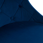 Стул в темно-синей велюровой обивке Ward Dark Blue Velour Chair варинант исполнения - 5 | Loft Concept в Липецке