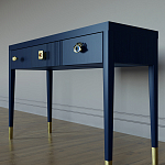 Дизайнерский Письменный стол Elsa Dreams Blue с тремя ящиками варинант исполнения - 2 | Loft Concept в Липецке