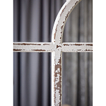 Зеркало-окно с эффектом старения в венецианском стиле Venetian White Mirror варинант исполнения - 6 | Loft Concept в Липецке