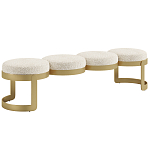 Дизайнерская Банкетка Leola латунь  варинант исполнения - 1 | Loft Concept в Липецке