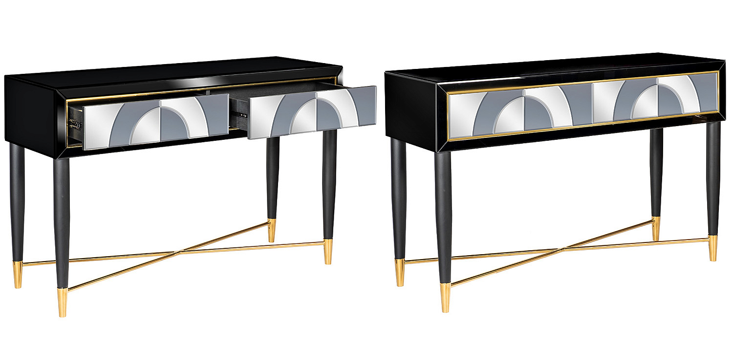 Консоль Camila Mirror Boxes Console Консоль Camila Mirror Boxes Console - Loft-Concept в Липецке