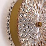 Бра с плафоном из рельефного стекла Peony Glass Bronze  варинант исполнения - 3 | Loft Concept в Липецке