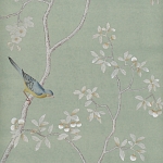 Обои ручная роспись Badminton Mercury Grey варинант исполнения - 1 | Loft Concept в Липецке