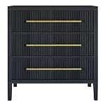 Комод Primo с 3 выдвижными ящиками Черный дуб варинант исполнения - 7 | Loft Concept в Липецке